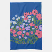 Farbiger Hübscher Blumenkohl + Individuelle Name Geschirrtuch (Vertikal)