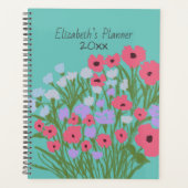 Farbiger Hübscher Blumenkohl + Individuelle Name Planer (Vorderseite)