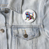 Farbiger Hund Button (Beispiel)