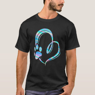 Farbiger Hund T-Shirt