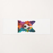 farbiger Hund Yogamatte (Vorderseite (Horizontal))