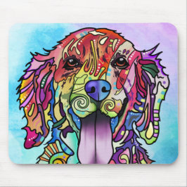 Farbiger Hundehund Mousepad