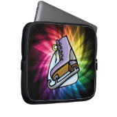 Farbiger Ice-Skate Laptopschutzhülle (Vorne Rechts)