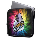 Farbiger Ice-Skate Laptopschutzhülle (Vorderseite Links)