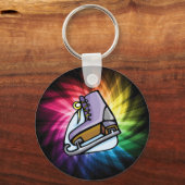 Farbiger Ice-Skate Schlüsselanhänger (Vorderseite)