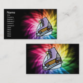 Farbiger Ice-Skate Visitenkarte (Vorne/Hinten)