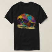 Farbiger Igel T-Shirt (Design vorne)