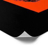 Farbiger Igel und Echidna Poster (Ecke)