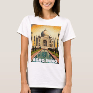 Farbiger indischer T - Shirt