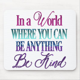 Farbiger inspirierender Glitzer Mousepad