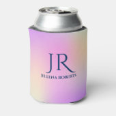 Farbiger irisierender Hintergrund 3 Dosenkühler (Kanne Rückseite)