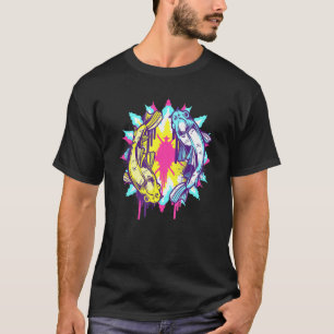 Farbiger japanischer Koi-Fisch Karpfen Nishikigoi T-Shirt