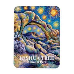 Farbiger Joshua Tree Arch Rock Moderner Van Gogh Magnet