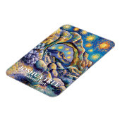 Farbiger Joshua Tree Arch Rock Moderner Van Gogh Magnet (Linke Seite)