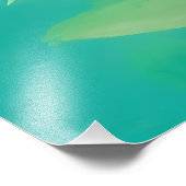 Farbiger Käfer mit rotem, schwarzem und gelbem Str Fotodruck (Ecke)