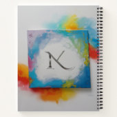 farbiger Kaffee Notizblock (Rückseite)