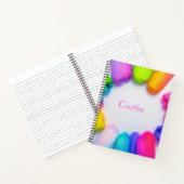 farbiger Kaffee Notizblock (Innenseite)