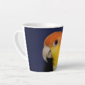 Farbiger Kaique-Papagei Milchtasse (Linke Ecke)