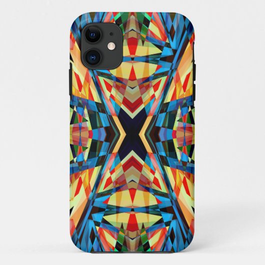 Farbiger Kaleidoskop-Hintergrund Case-Mate iPhone Hülle (Rückseite)