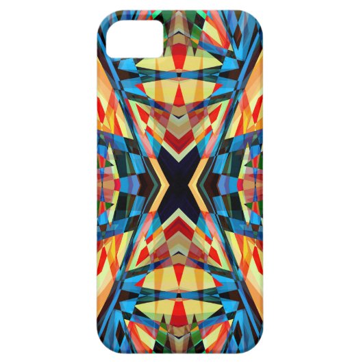 Farbiger Kaleidoskop-Hintergrund Case-Mate iPhone Hülle (Rückseite)