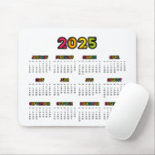 Farbiger Kalender 2023 Mousepad (Mit Mouse)