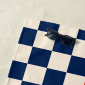 Farbiger Karo Prüfmuster Strandtuch (Beispiel)