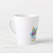 Farbiger Koi-Fisch-Überfluss-Kaffeebecher Milchtasse (Linke Ecke)