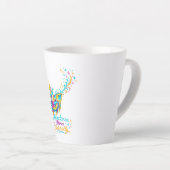 Farbiger Koi-Fisch-Überfluss-Kaffeebecher Milchtasse (Rechte Ecke)