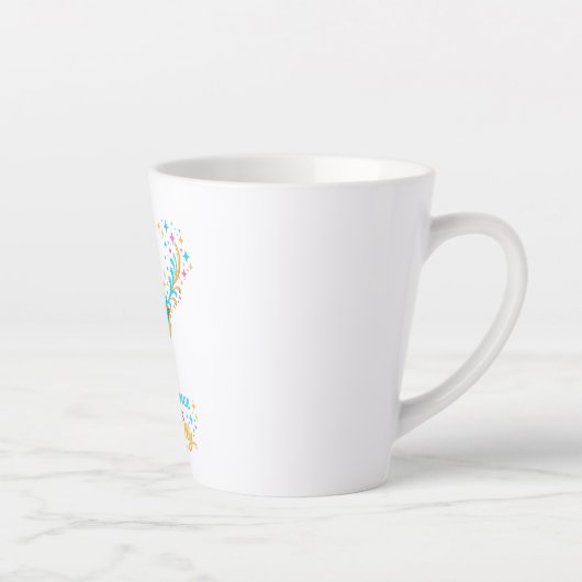 Farbiger Koi-Fisch-Überfluss-Kaffeebecher Milchtasse (Rechts)