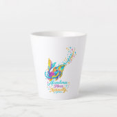 Farbiger Koi-Fisch-Überfluss-Kaffeebecher Milchtasse (Vorderseite)
