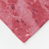 Farbiger Korallenmarmor Fleecedecke (Ecke)