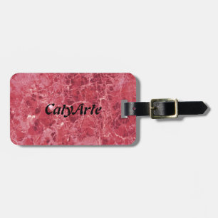 Farbiger Korallenmarmor Gepäckanhänger