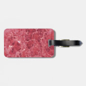 Farbiger Korallenmarmor Gepäckanhänger (Rückseite horizontal)
