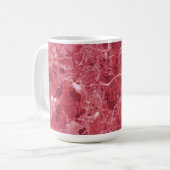 Farbiger Korallenmarmor Kaffeetasse (Vorderseite Links)