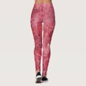 Farbiger Korallenmarmor Leggings (Rückseite)