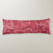 Farbiger Korallenmarmor Seitenschläferkissen (Rückseite)