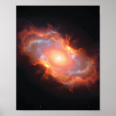 Farbiger kosmischer Nebel Poster (Vorne)