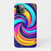 Farbiger kosmischer Swirl Case-Mate iPhone Hülle (Rückseite)