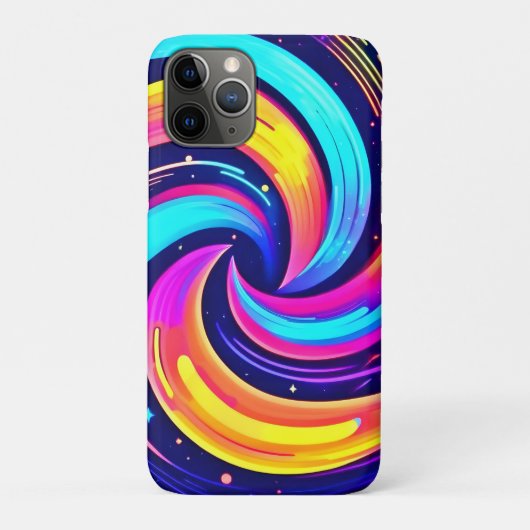 Farbiger kosmischer Swirl Case-Mate iPhone Hülle (Rückseite)