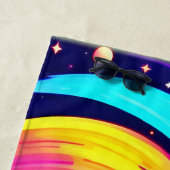 Farbiger kosmischer Swirl Strandtuch (Beispiel)