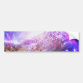 Farbiger Kosmos Autoaufkleber (Vorne)