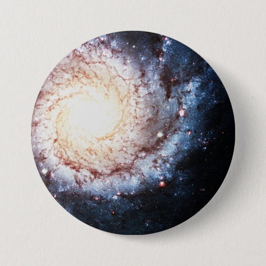 Farbiger Kosmos Button (Vorderseite)