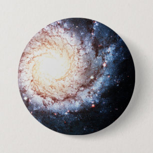 Farbiger Kosmos Button