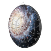 Farbiger Kosmos Dartscheibe (Vorderseite rechts)