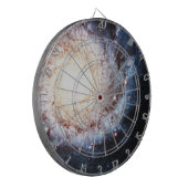 Farbiger Kosmos Dartscheibe (Vorderseite Links)