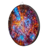 Farbiger Kosmos Dartscheibe (Vorderseite rechts)