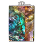 Farbiger Kosmos Flachmann (Rückseite)