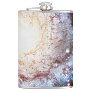 Farbiger Kosmos Flachmann