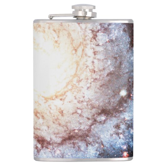 Farbiger Kosmos Flachmann (Vorderseite)