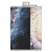 Farbiger Kosmos Flachmann (Rückseite)